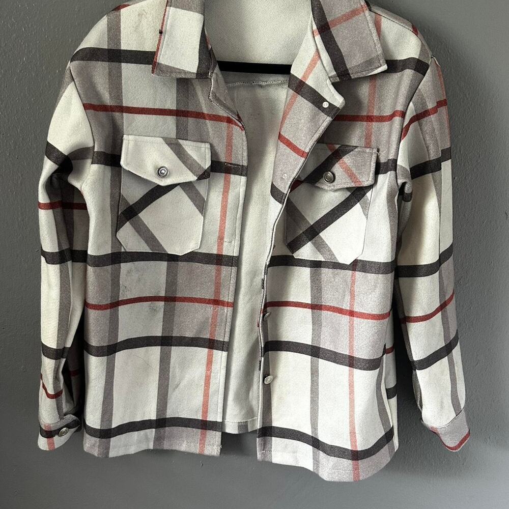 Womens grey and white